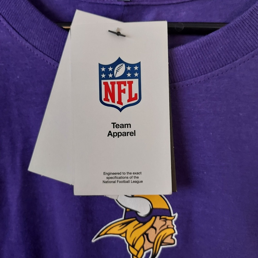 NWT  Nike Adult Men's Medium #3 Jordon‎ Addison Purple Minnesota Vikings T Shirt - Picture 8 of 12